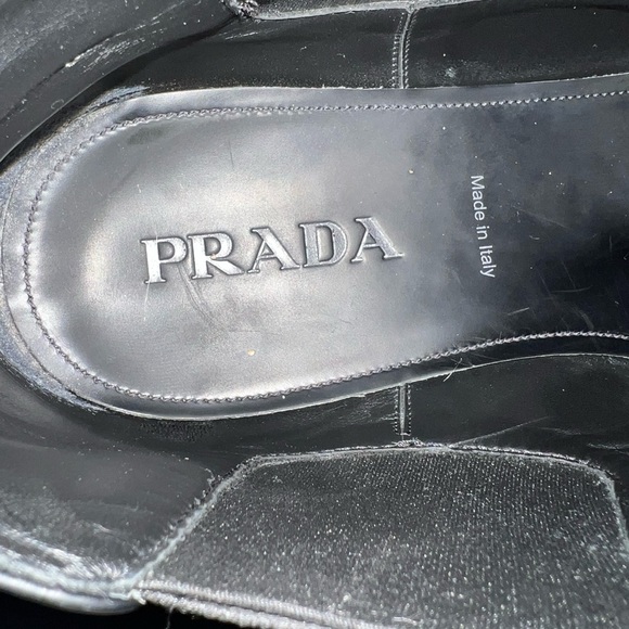 PRADA CALZATURE UOMO SPAZZOLATO ROIS NERO 10. - Picture 9 of 9